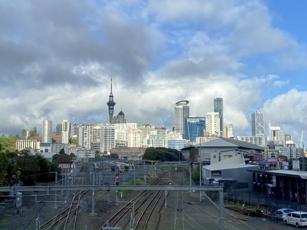 new zealand managed isolation: view of auckland sky tower